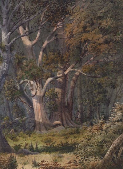 Burial Place of Hone Heke, Bay of Islands by Alfred Sharpe